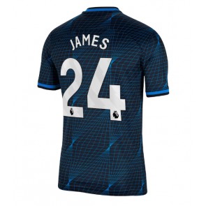 Lacne Muži Futbalové dres Chelsea Reece James #24 2023-24 Krátky Rukáv - Preč